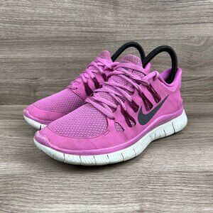 Nike Free 5.0 Pink Athletic Running Shoe